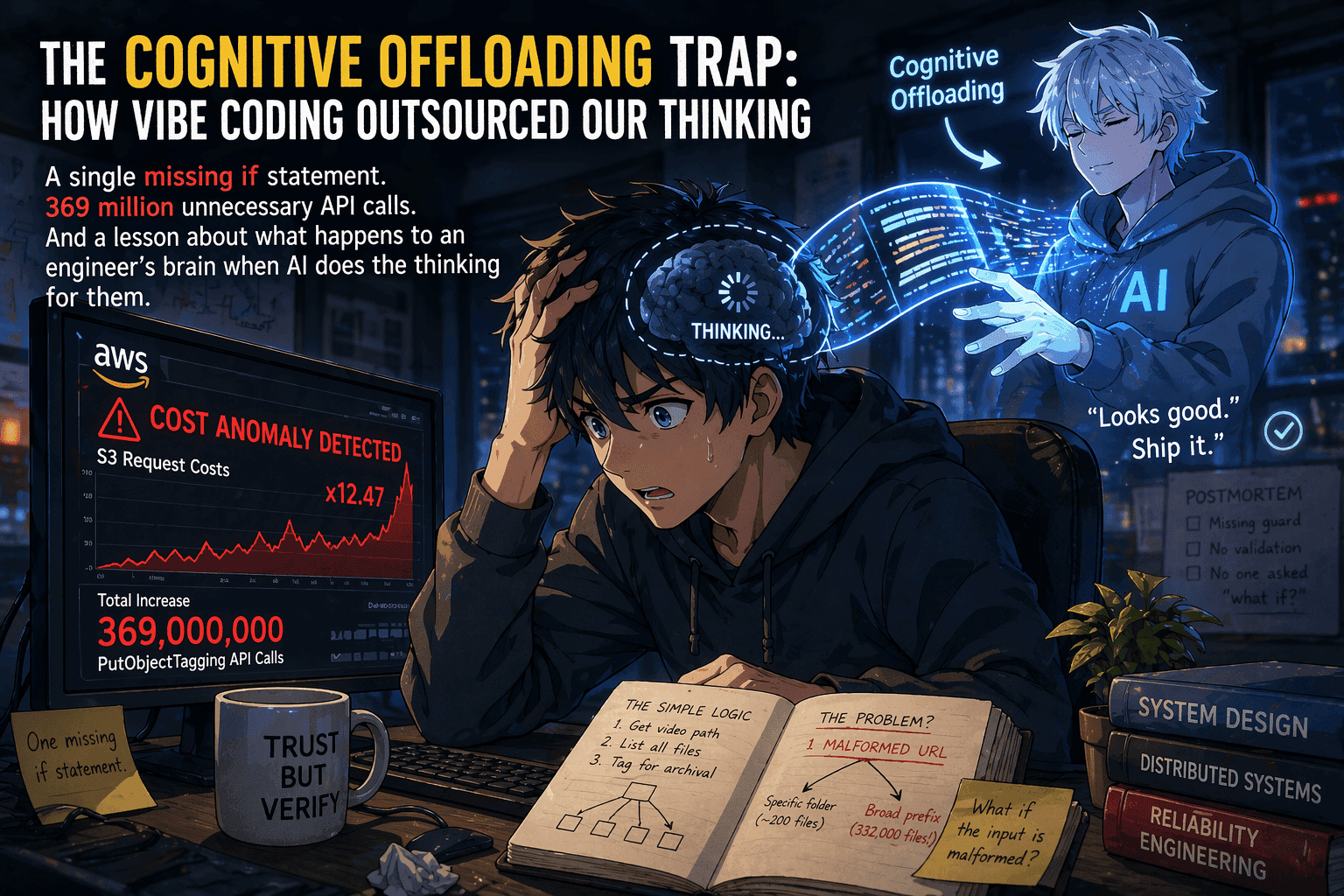 The Cognitive Offloading Trap: How Vibe Coding Outsourced Our Thinking